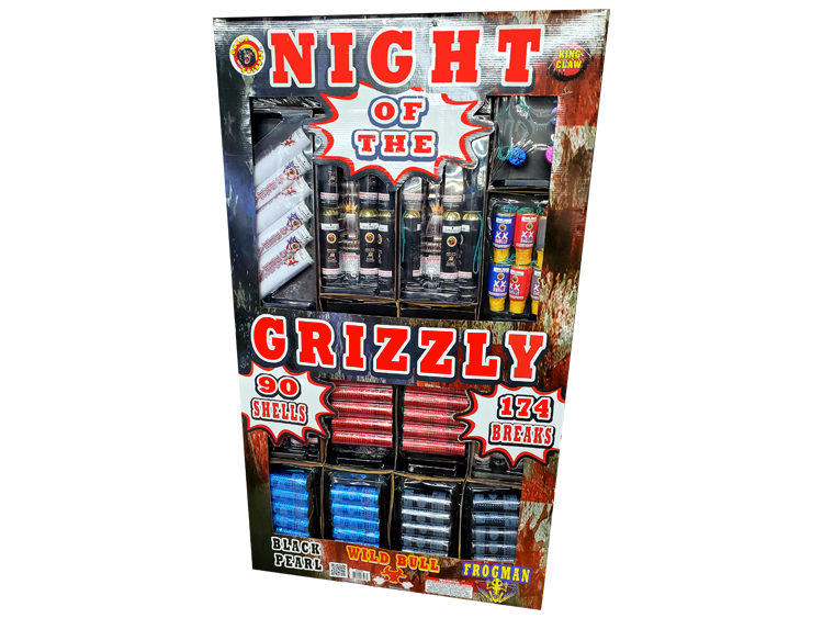 NIGHT OF THE GRIZZLY 82 SHELLS 180 EXPLOSIONS