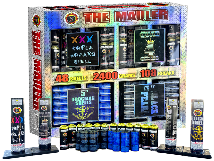 MAULER® KIT 24 CANISTERS 12 QUADS 12 TRIPLES