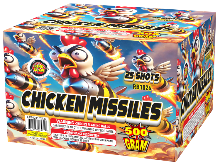 CHICKEN MISSILES 25 SHOT