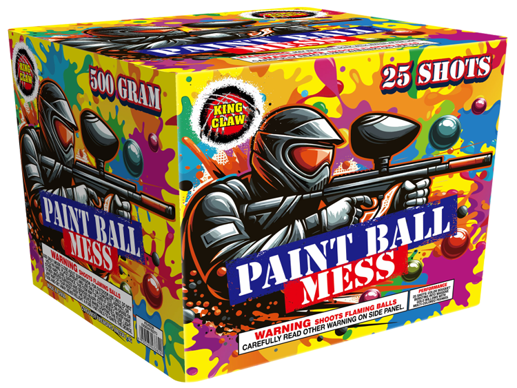 PAINT BALL MESS 25 SHOT